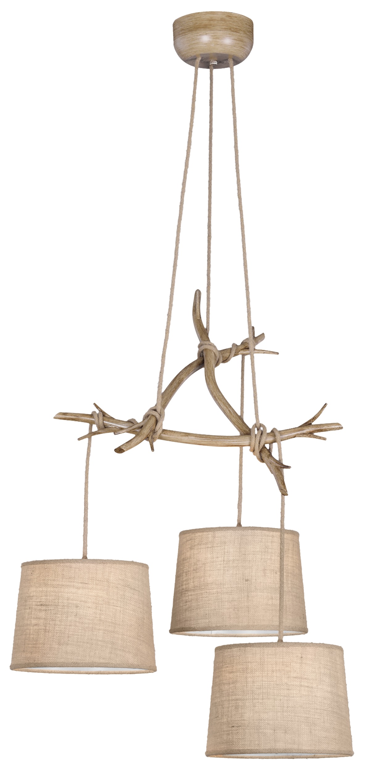 Mantra Sabina lampada sospesa 3x20 W legno 6176