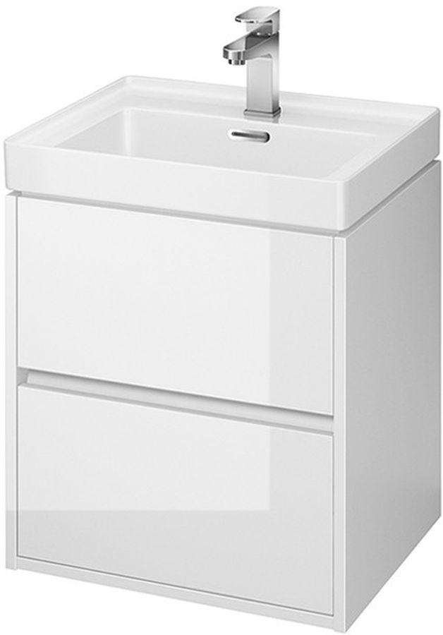 Cersanit Crea lavabo con armadietto 50.5 cm bianco S801-277
