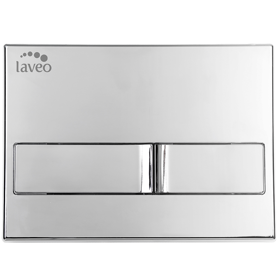 Laveo Beni placca di comando per WC cromo lucido VPB095V