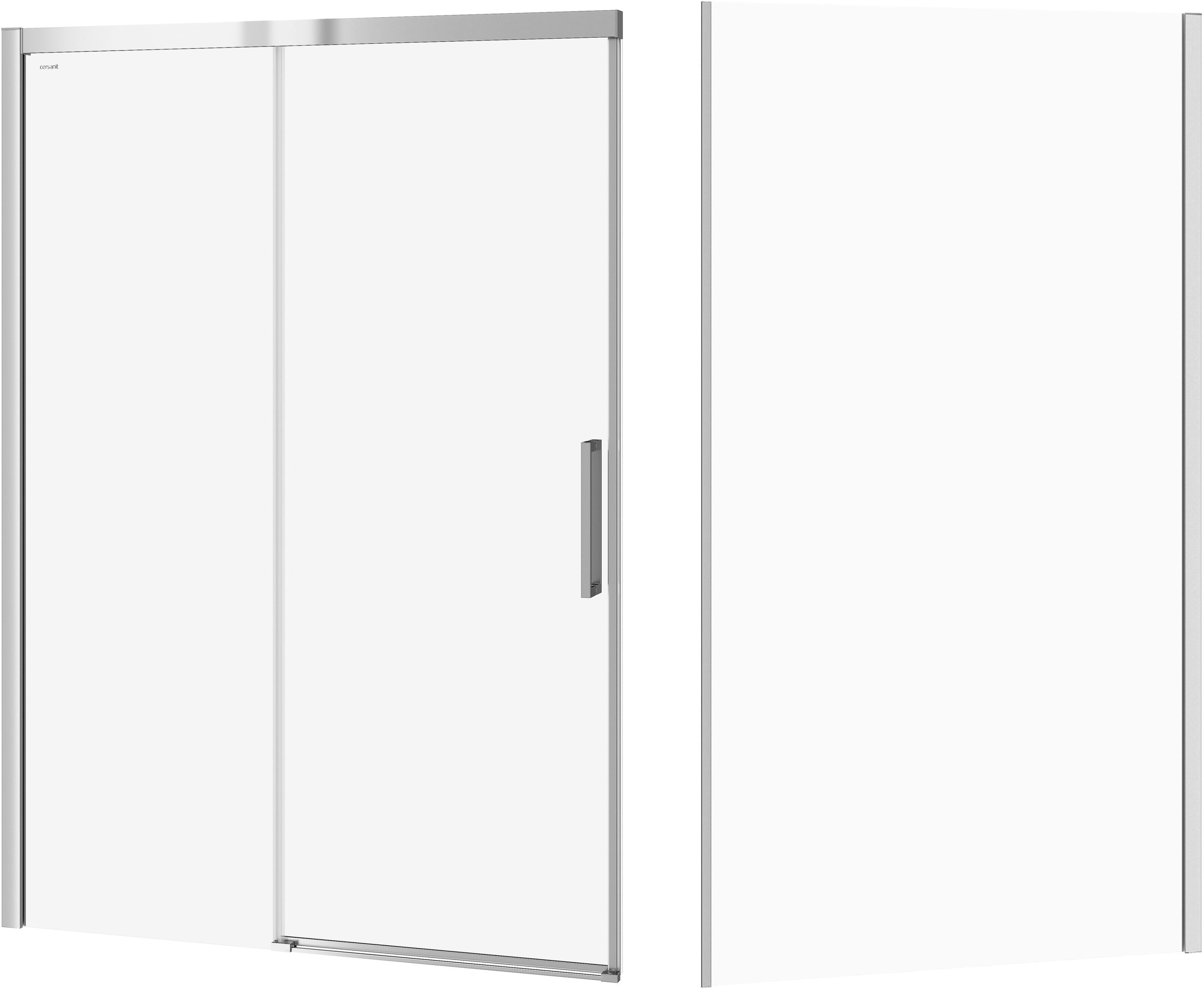 Set porta doccia Cersanit Crea S159-008, parete doccia Cersanit Crea S900-2614