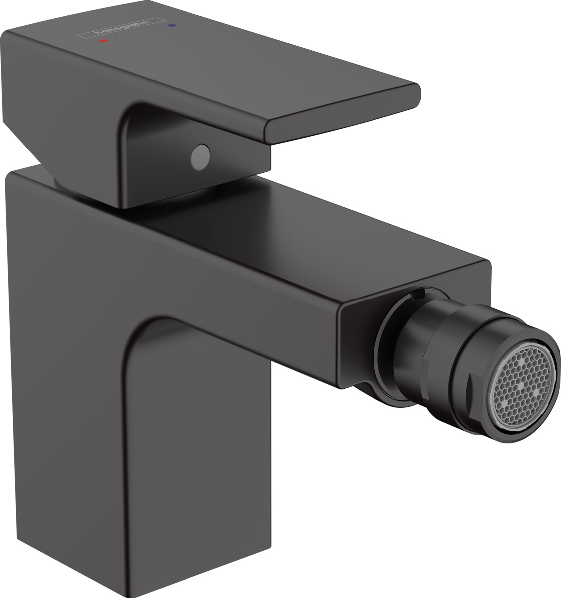 Hansgrohe Vernis Shape rubinetto per bidet verticale nero 71211670