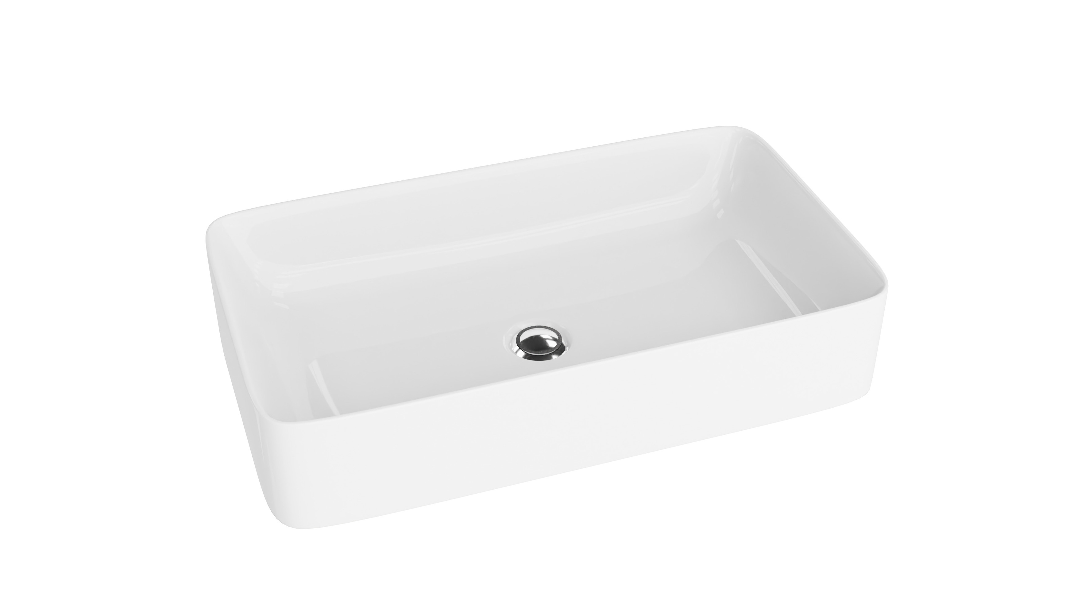 LaVita Pasana lavabo 60.5x34 cm rettangolare da appoggio bianco 5900378301608