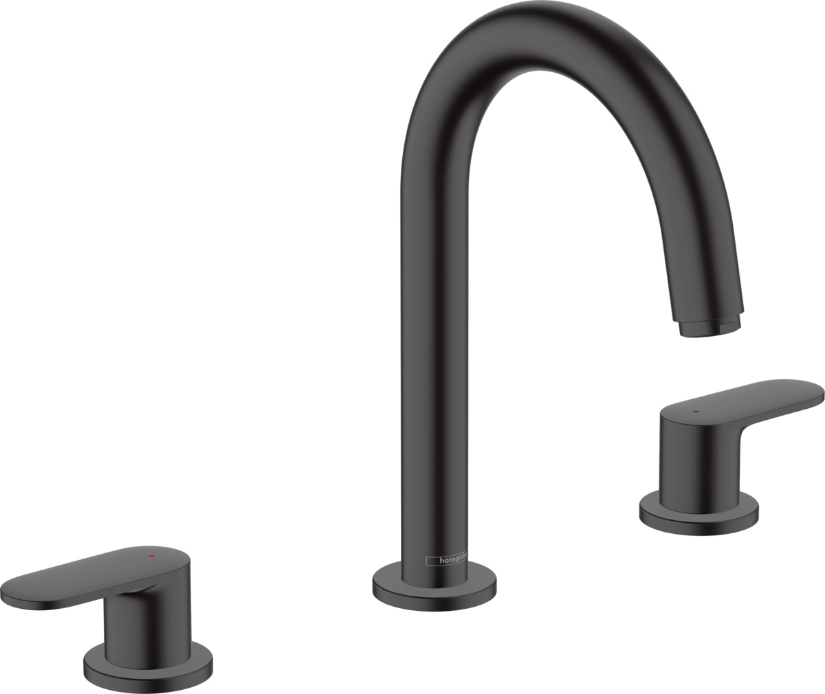 Hansgrohe Vernis Blend rubinetto per lavabo verticale nero 71553670