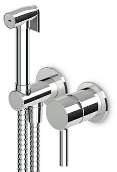Zucchetti rubinetto per bidet da incasso nero ZP6417.C51