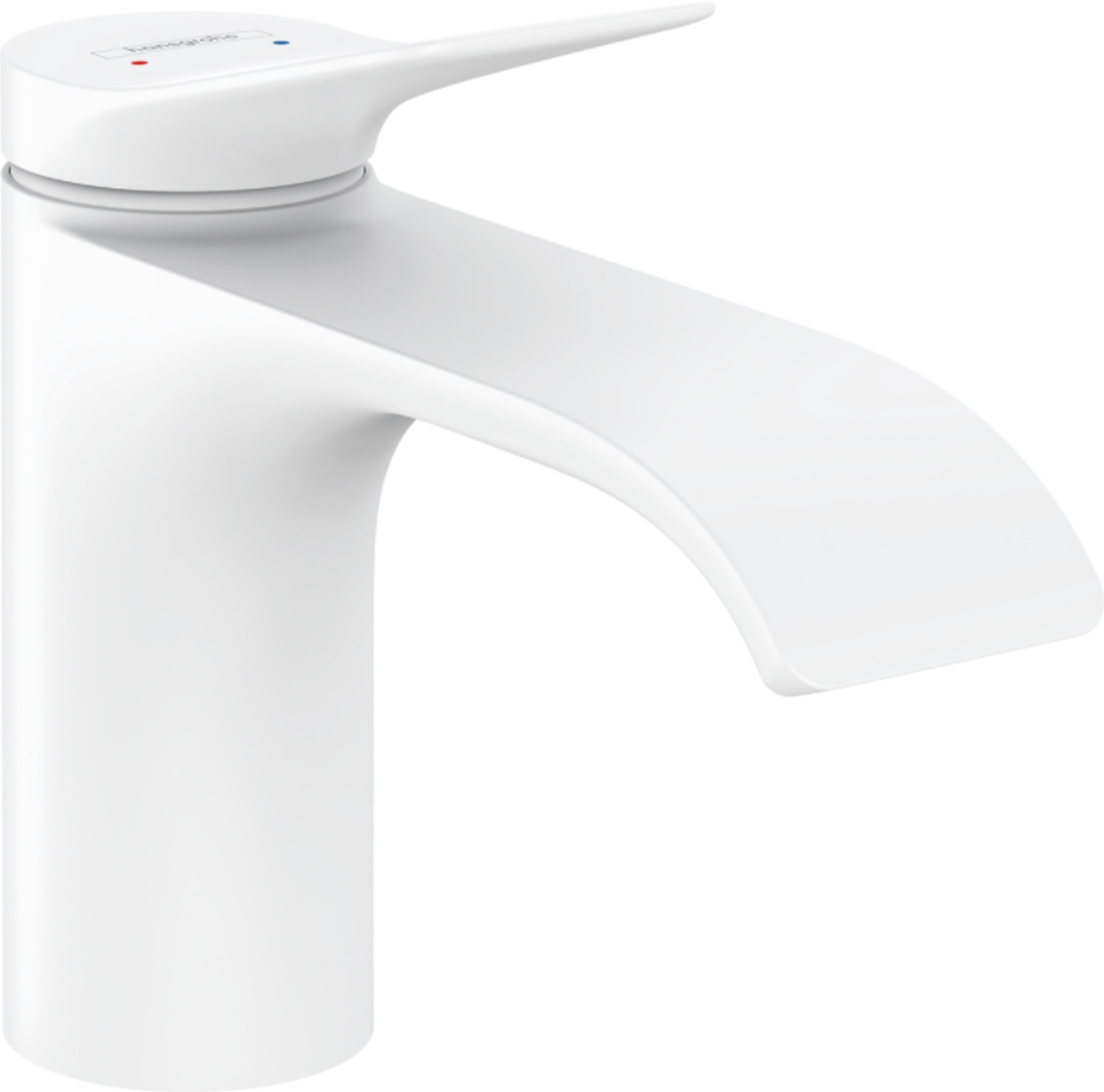 Hansgrohe Vivenis rubinetto per lavabo verticale bianco 75010700