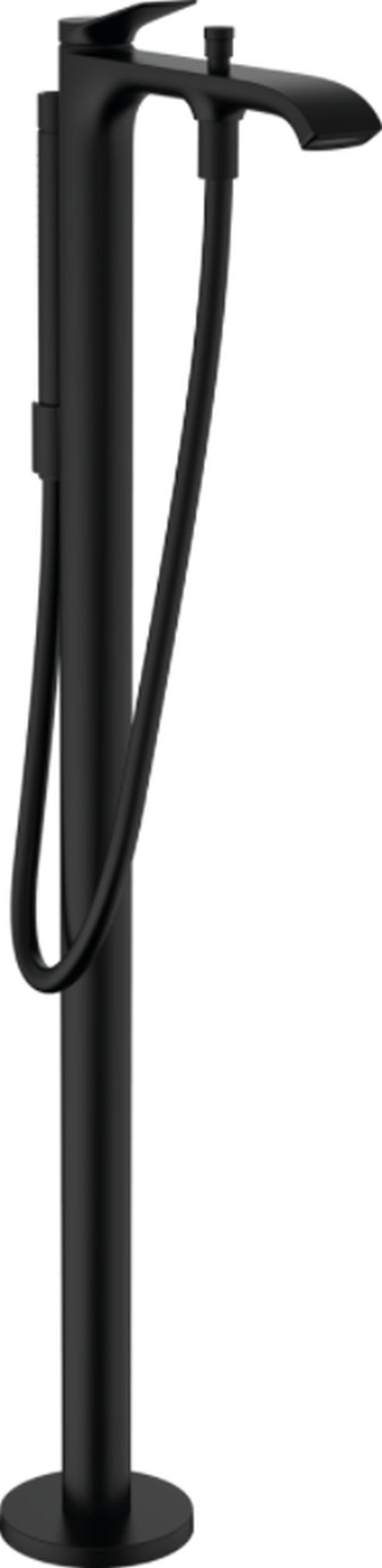 Hansgrohe Vivenis rubinetto per vasca e doccia a terra nero 75445670