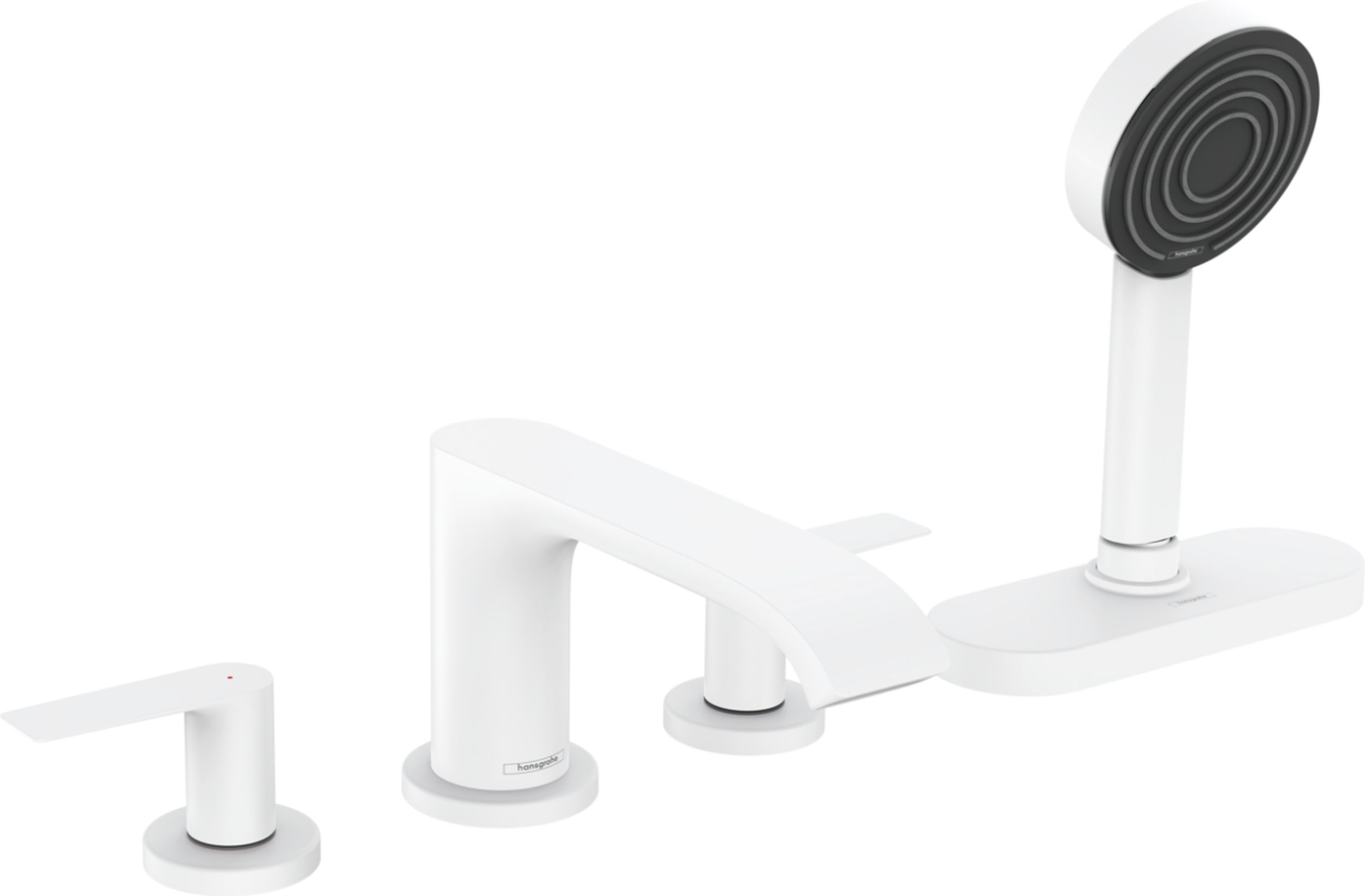 Hansgrohe Vivenis rubinetto per vasca e doccia bordo vasca bianco 75444700