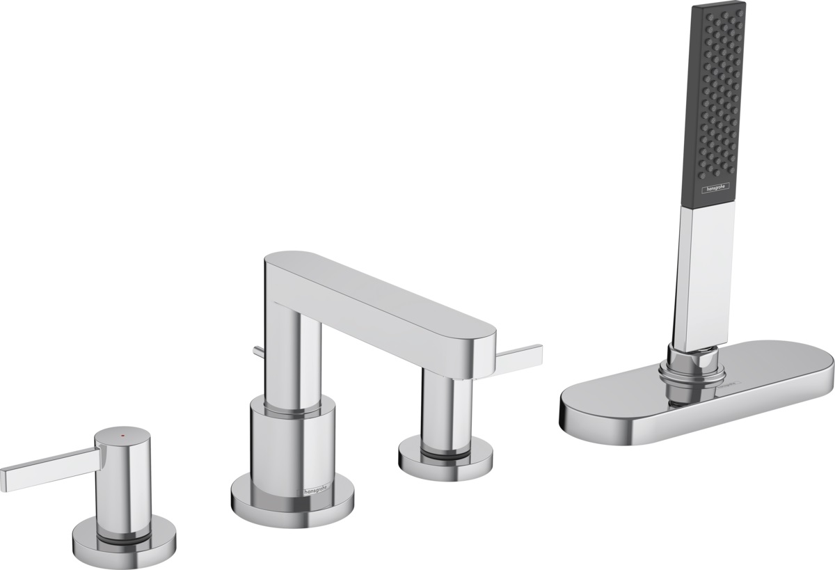 Hansgrohe Finoris rubinetto per vasca e doccia bordo vasca cromo 76444000