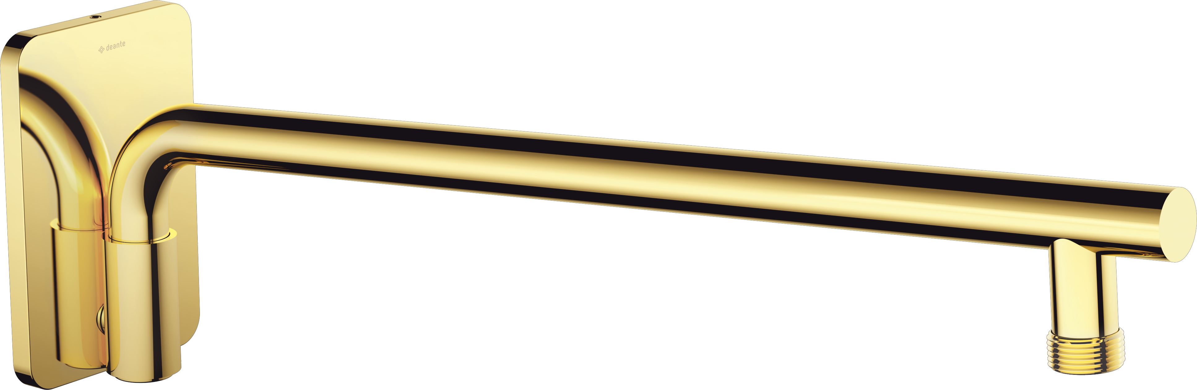 Deante Cascada braccio da parete oro NAC_Z40K