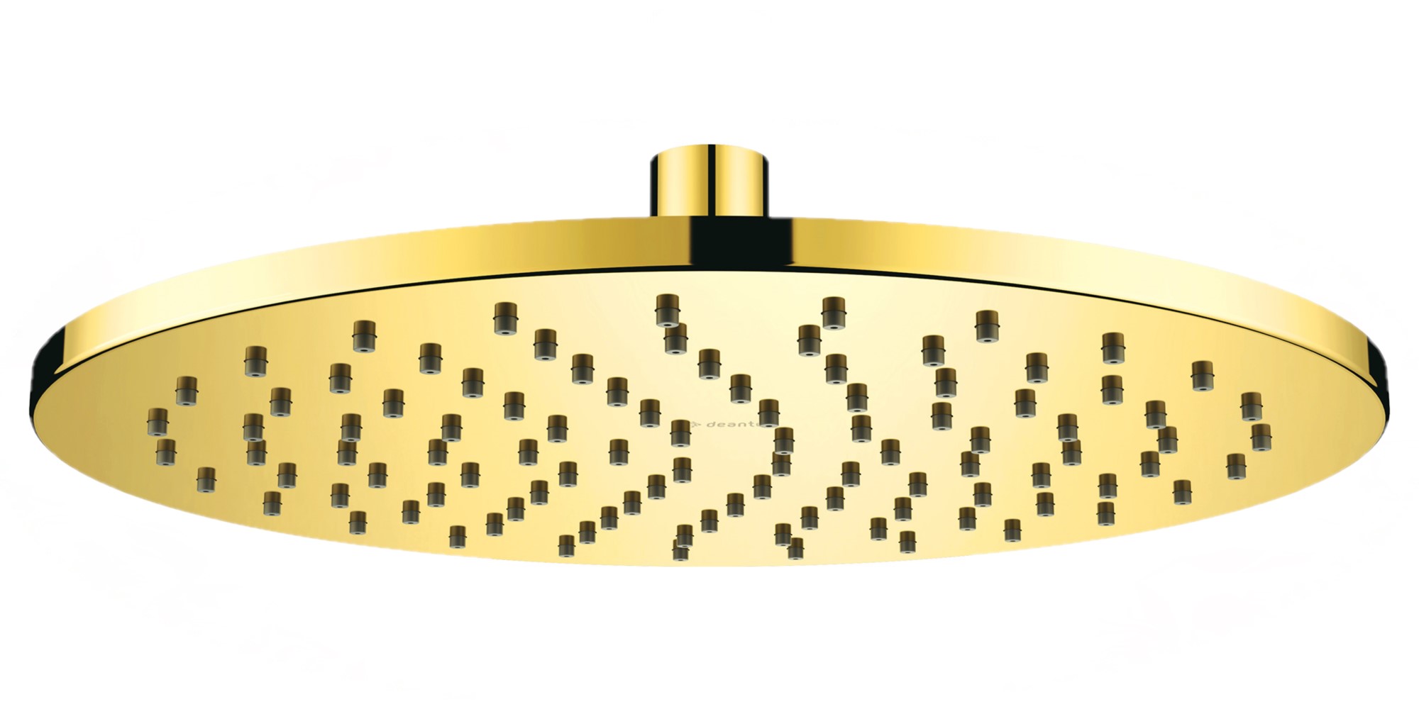 Deante Cascada soffione doccia 25x25 cm rotonda oro NAC_Z00K