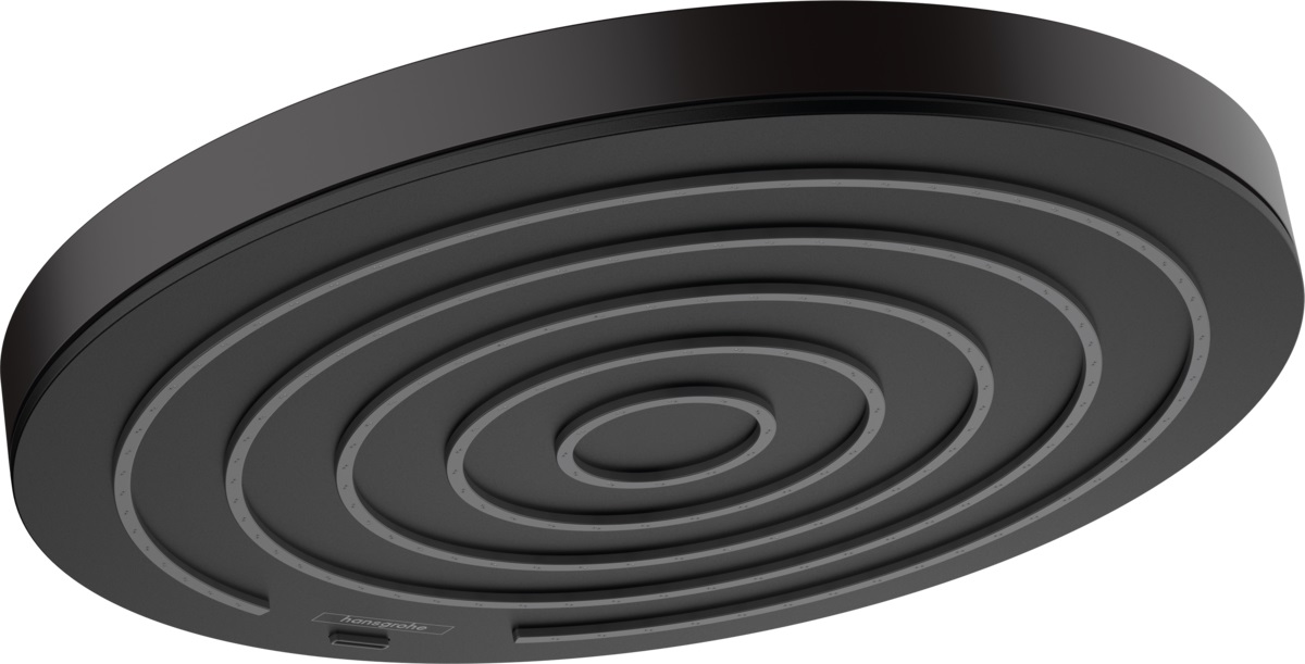 Hansgrohe Pulsify soffione doccia 26x26 cm rotonda nero 24140670