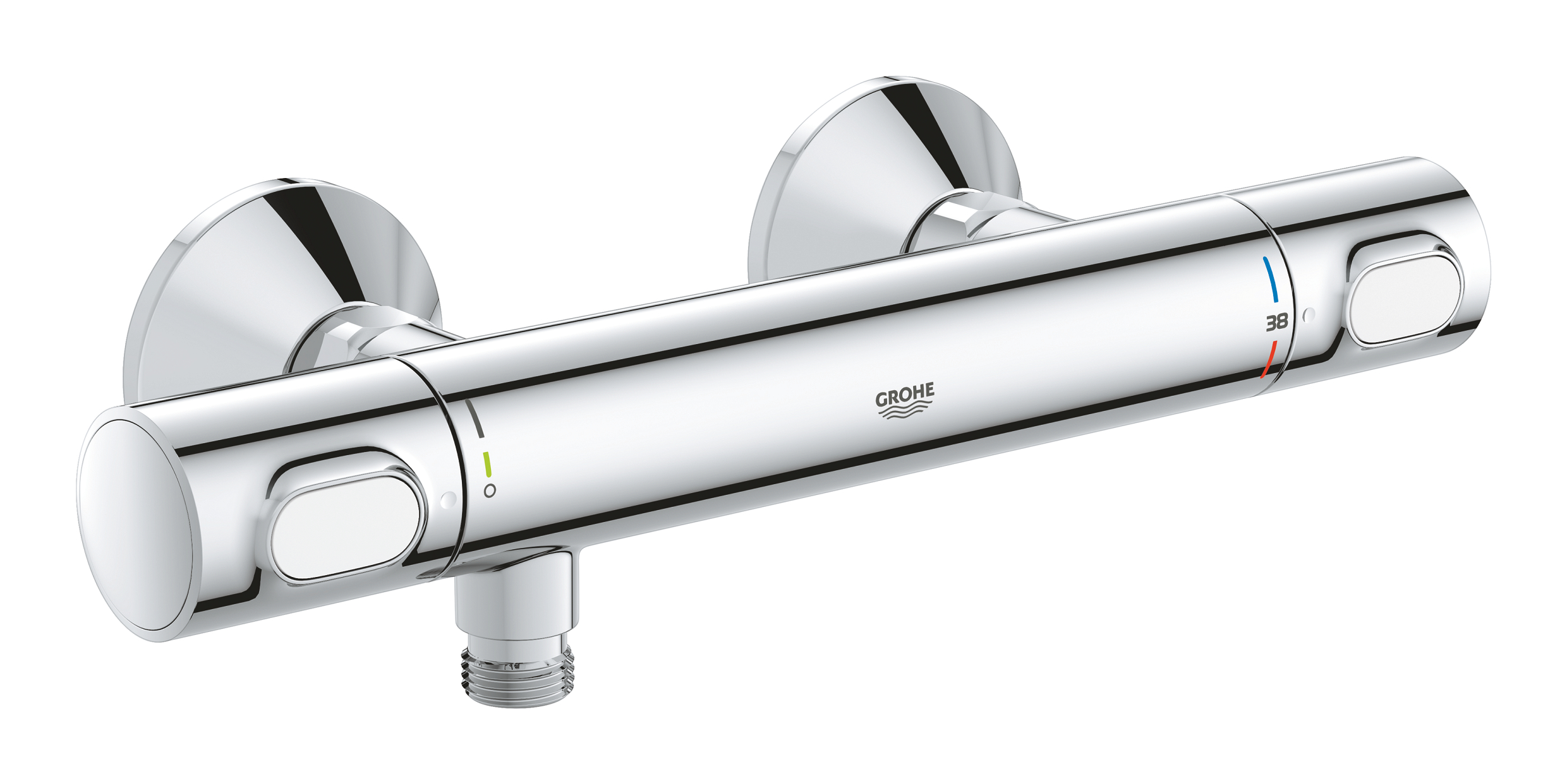 Grohe Precision rubinetto per doccia a parete con termostato cromo 34840000