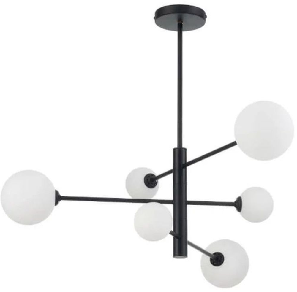 Light Prestige Dorado lampada da soffitto 6x40 W bianco-nero LP-002/6PBK
