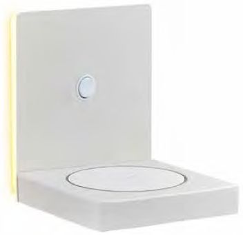Mantra Zanzibar lampada da parete 1x3 W bianco 6754