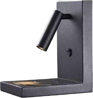 Mantra Zanzibar lampada da parete 1x3 W nero 6752