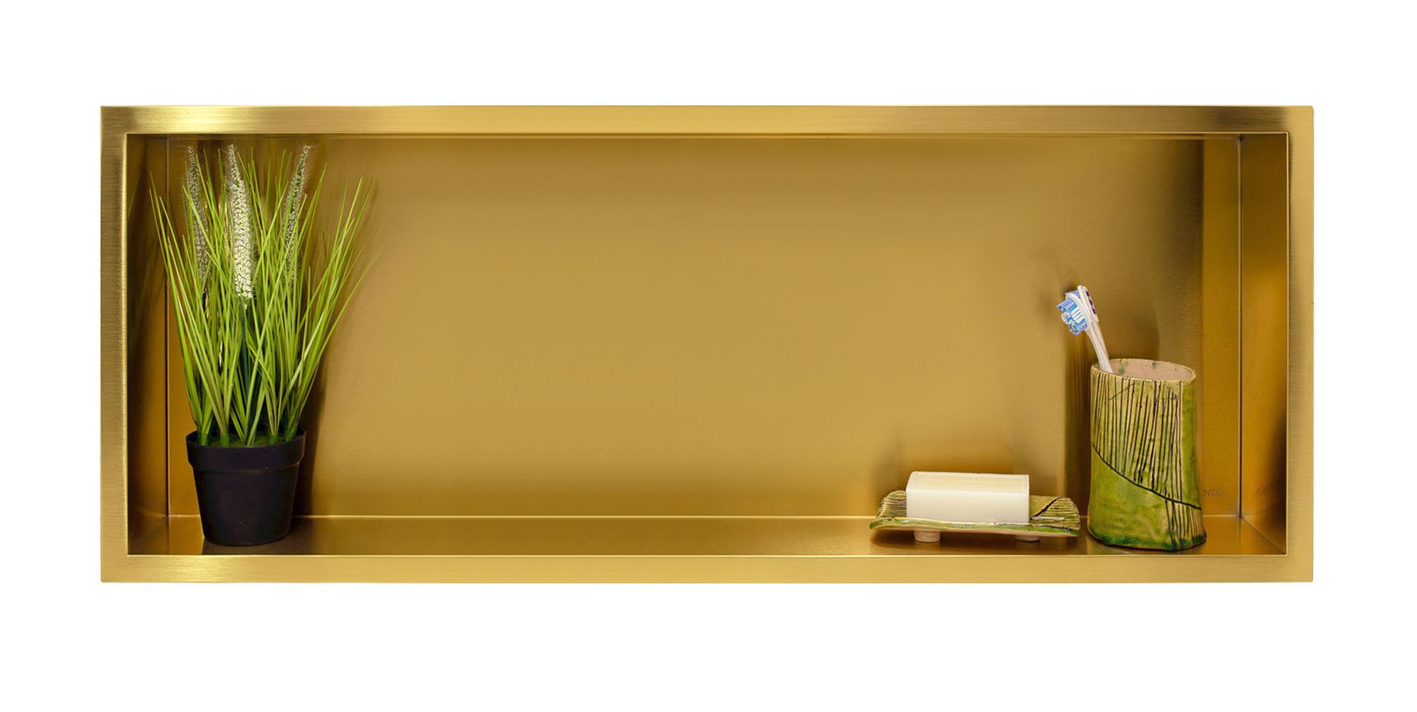 Balneo Wall-Box One Gold mensola per nicchia 90 cm oro OB-BR6