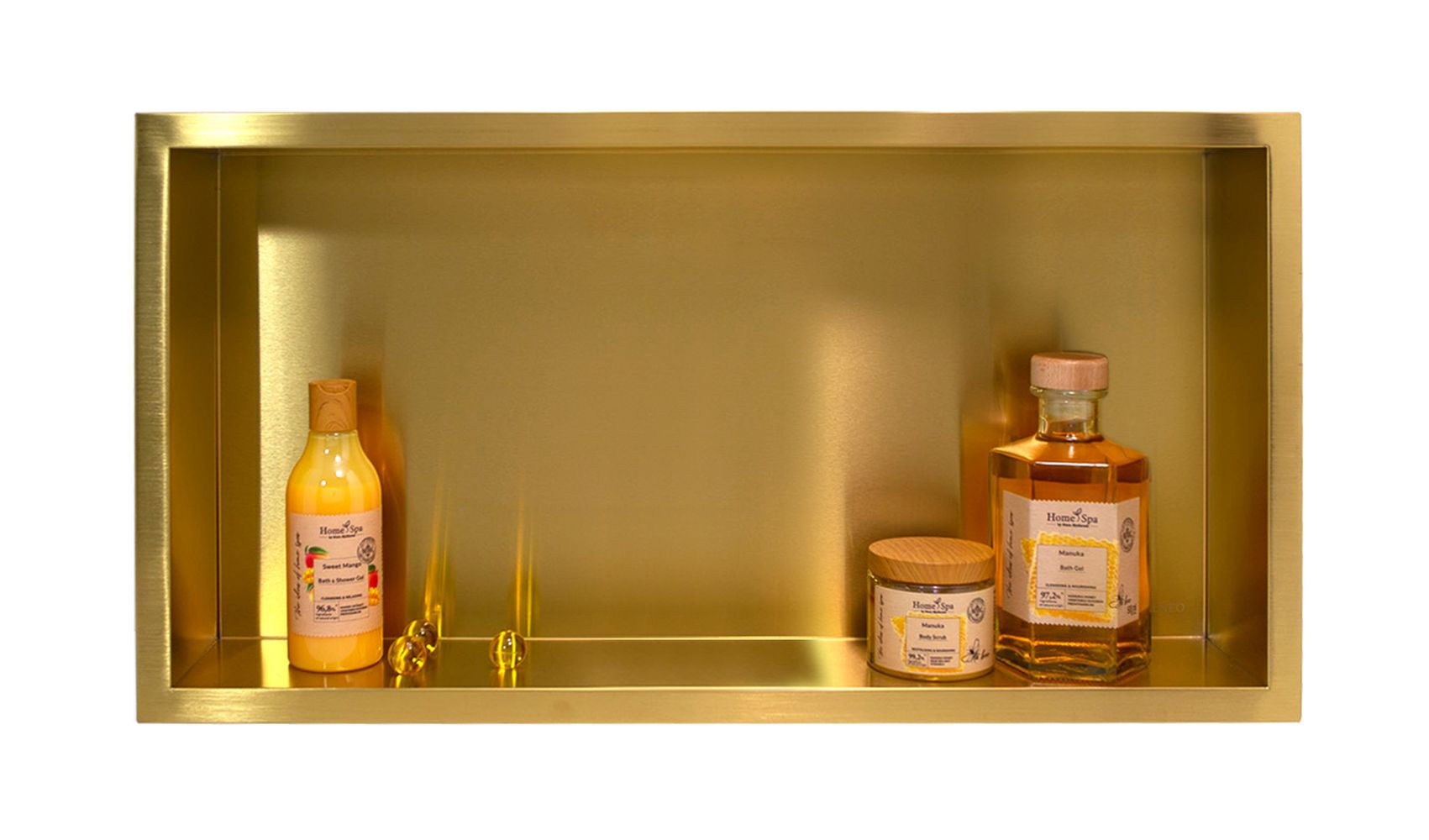 Balneo Wall-Box One Gold mensola per nicchia 60 cm oro OB-BR3