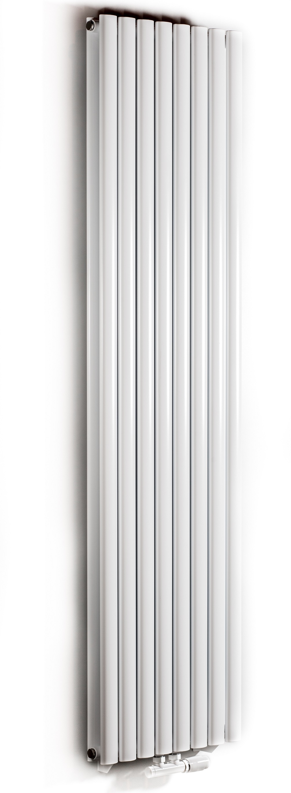Luxrad Fortuna Podwójna termoarredo 180x23.6 cm podłączenie inferiore bianco FORP18002369003ZDC