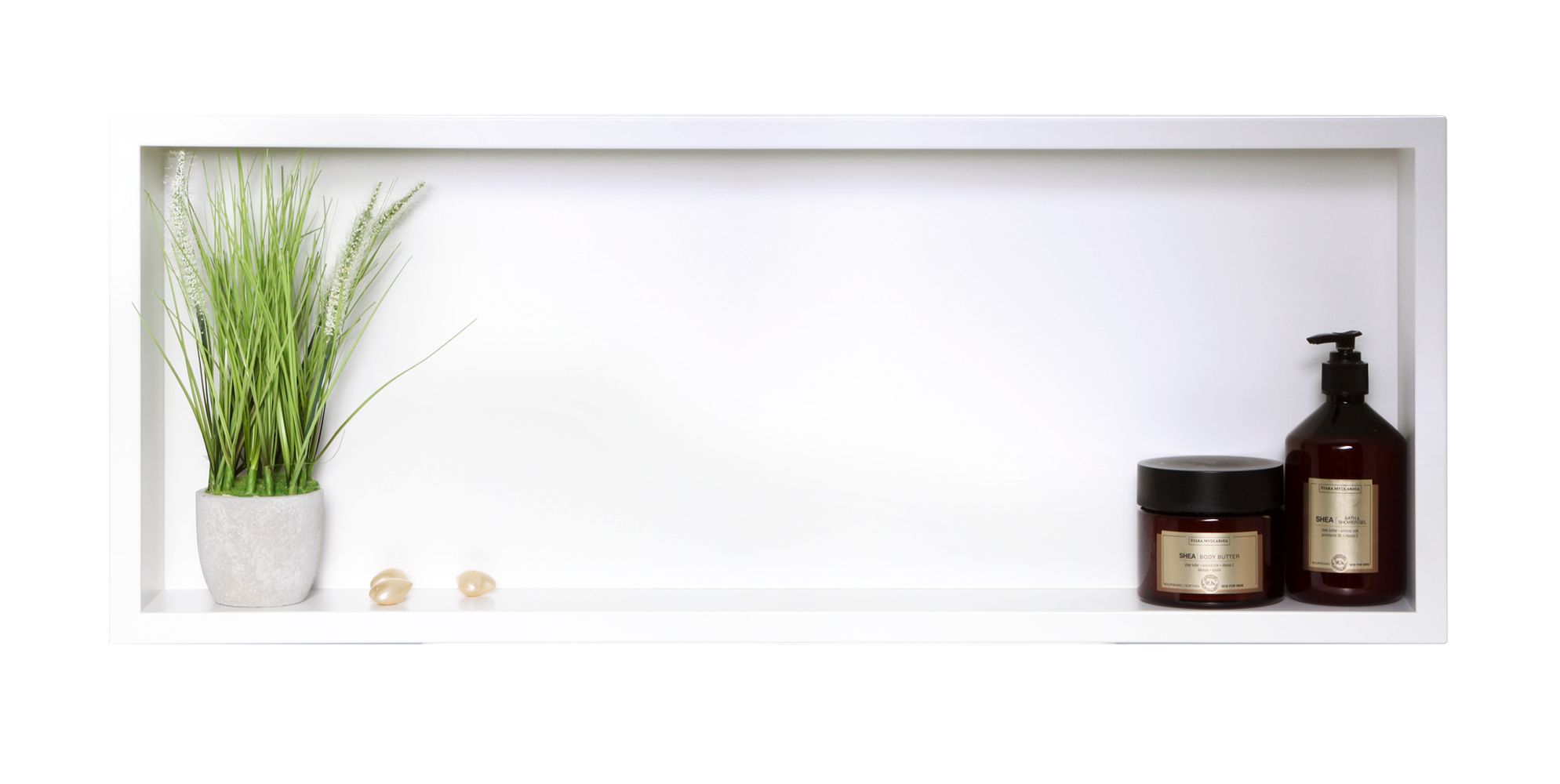 Balneo Wall-Box One White mensola 90 cm bianco OB-WH5