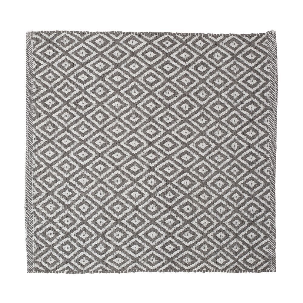 Sealskin Trellis tappetino da bagno 60x60 cm quadrata grigio 800108