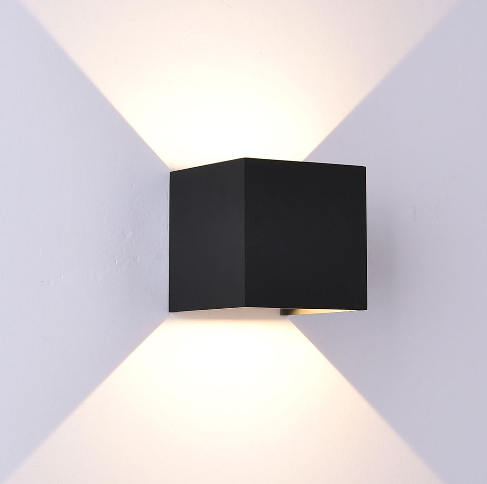 Mantra Davos XL lampada da parete per esterni 2x10 W nero 7653