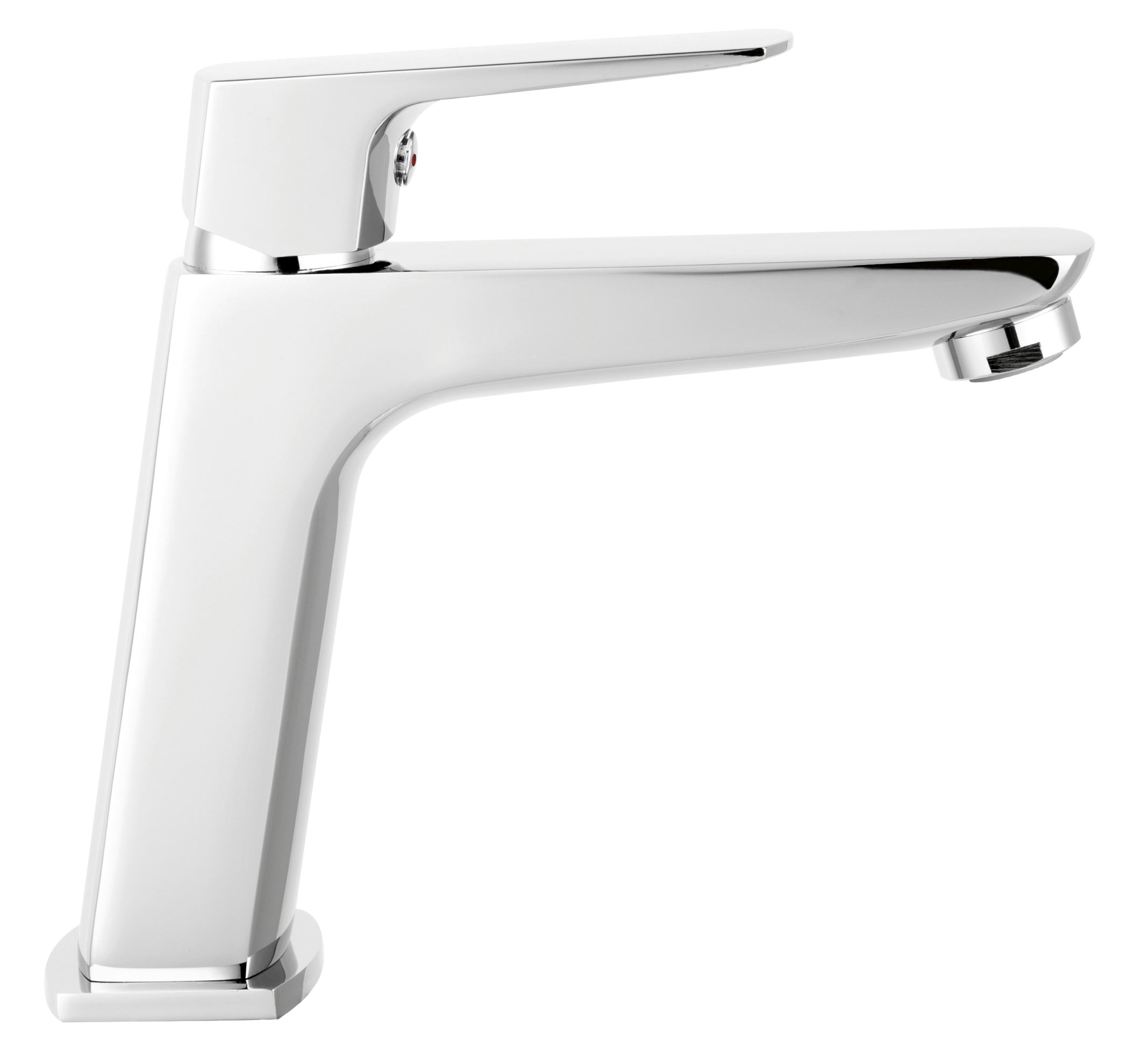 Ferro Vitto VerdeLine rubinetto per lavabo verticale cromo BVI2VL