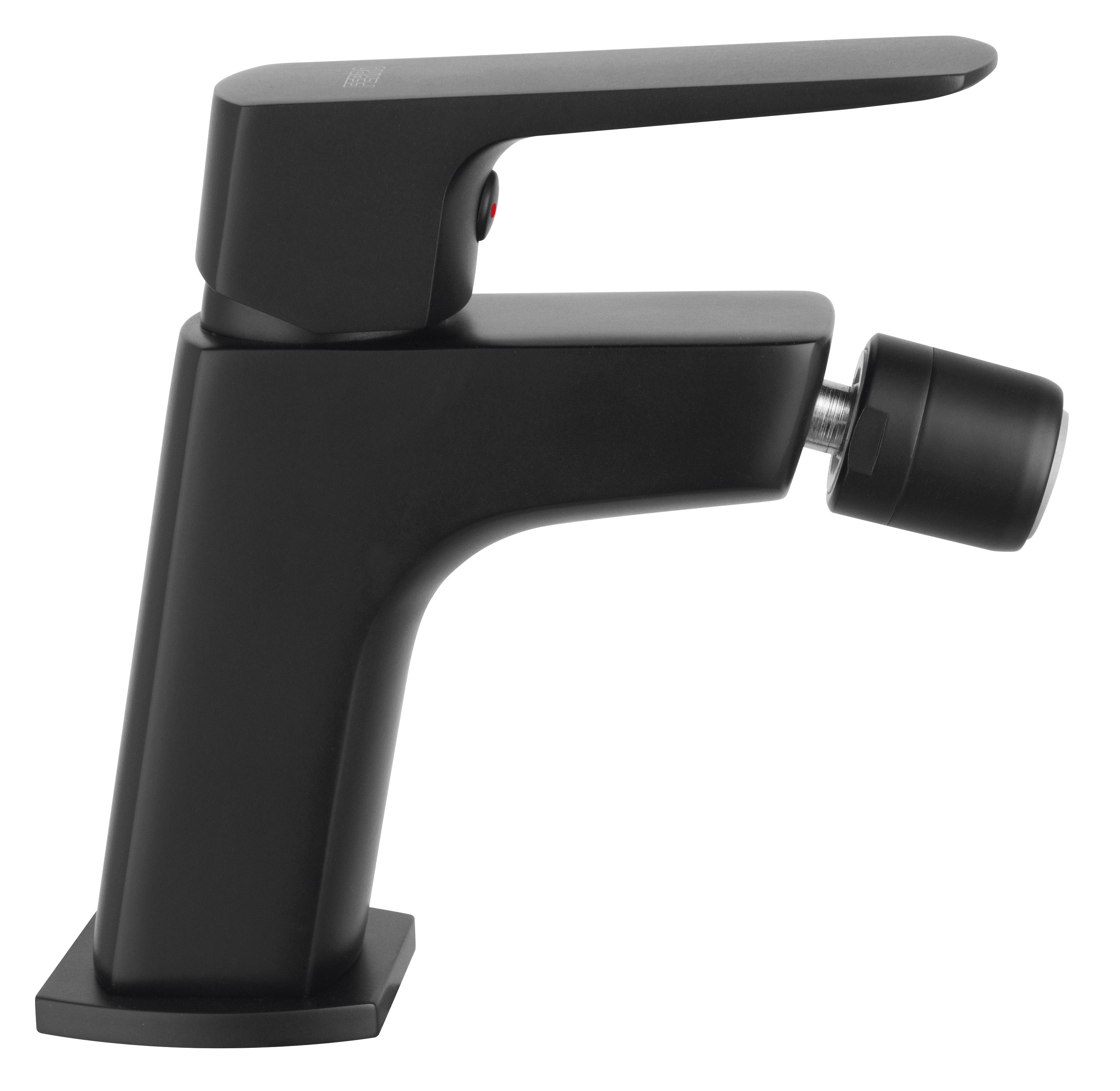 Ferro Vitto VerdeLine rubinetto per bidet verticale nero BVI6VLBL