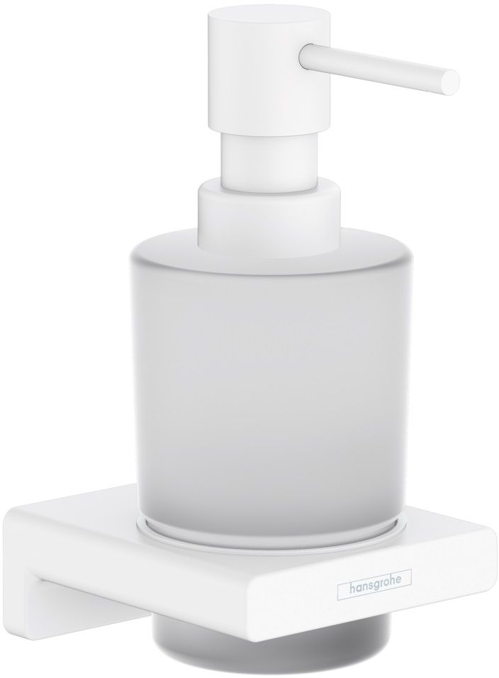 Hansgrohe AddStoris dispenser di sapone liquido 200 ml bianco-vetro 41745700
