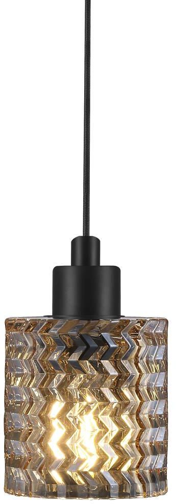 Nordlux Hollywood lampada sospesa 1x60 W nero-ambra 46483027