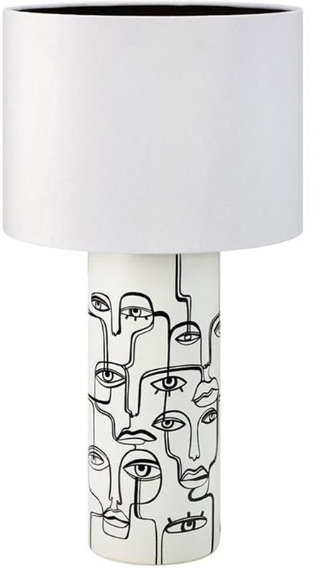 Markslöjd Family lampada da tavolo 1x40 W bianco-nero 108246
