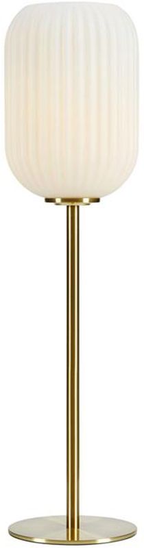 Markslöjd Cava lampada da tavolo 1x40 W bianco-ottone 108251