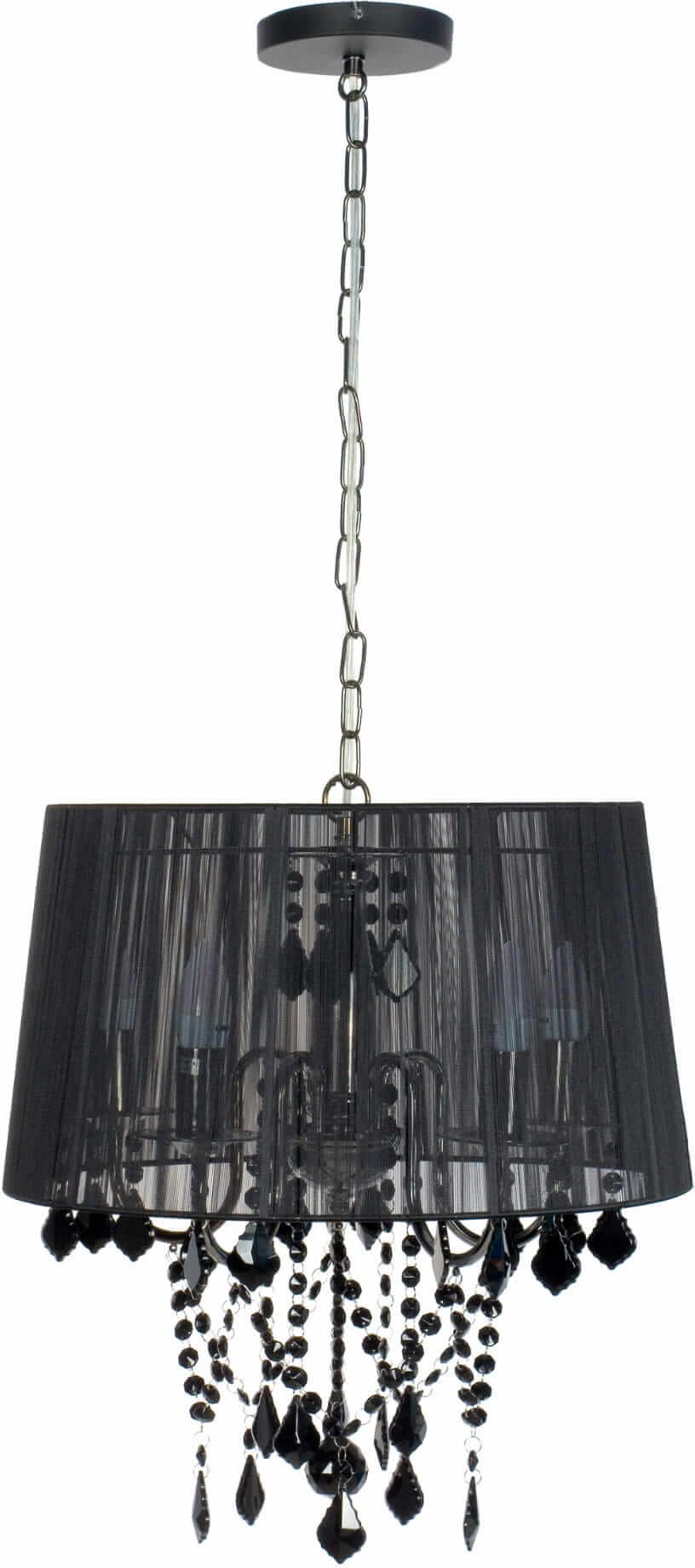 Light Prestige Mona lampada sospesa 3x40 W nero-cromo LP-5005/3PBK