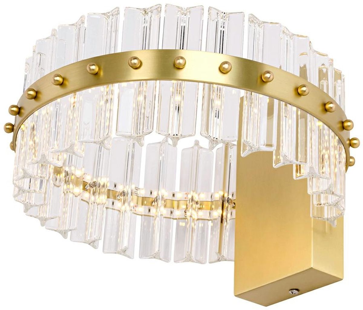 King Home Saturnus lampada da parete 1x17 W oro -cristallo MSE01040015