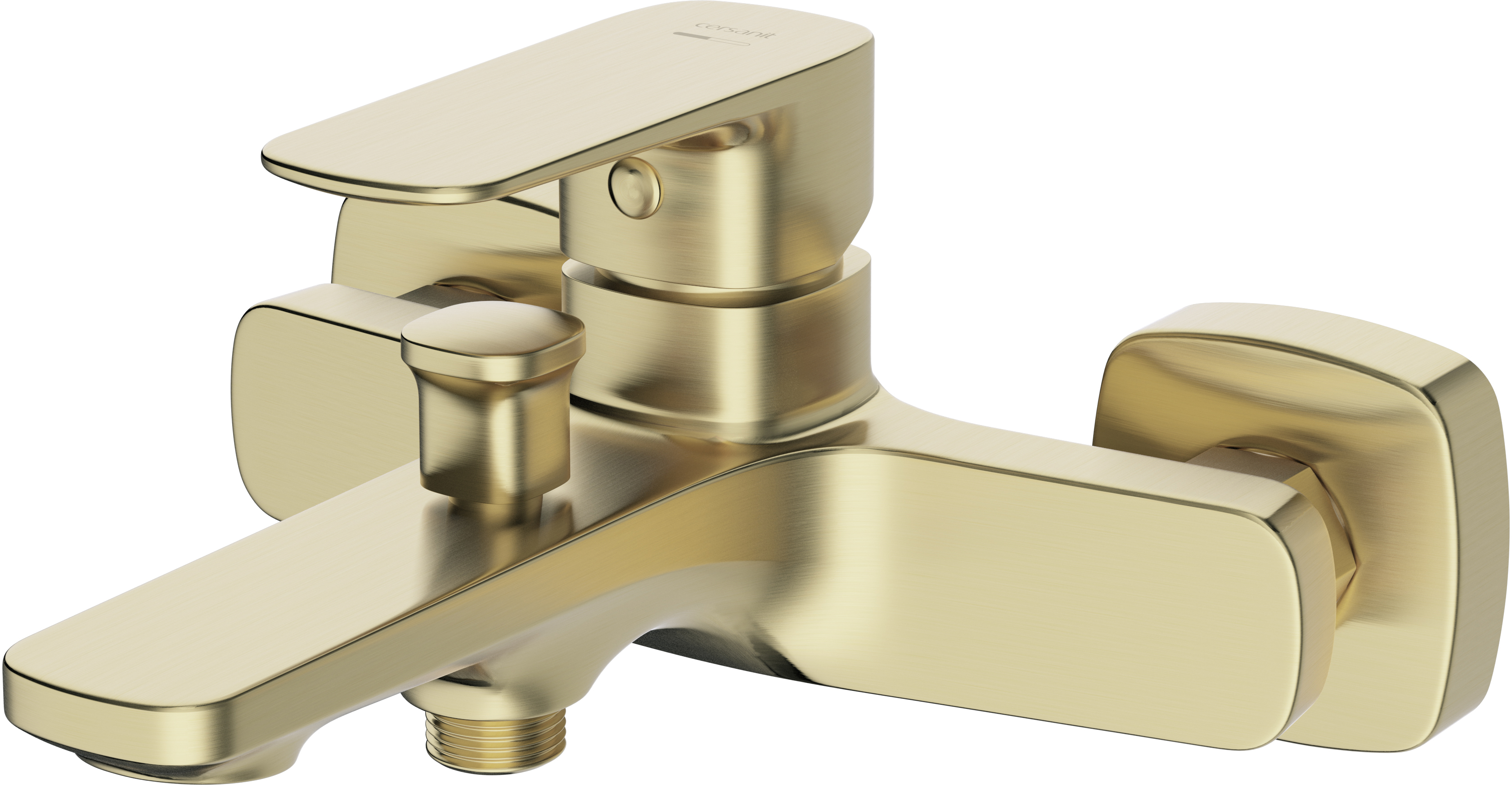 Cersanit Larga rubinetto per vasca e doccia a parete oro S951-378