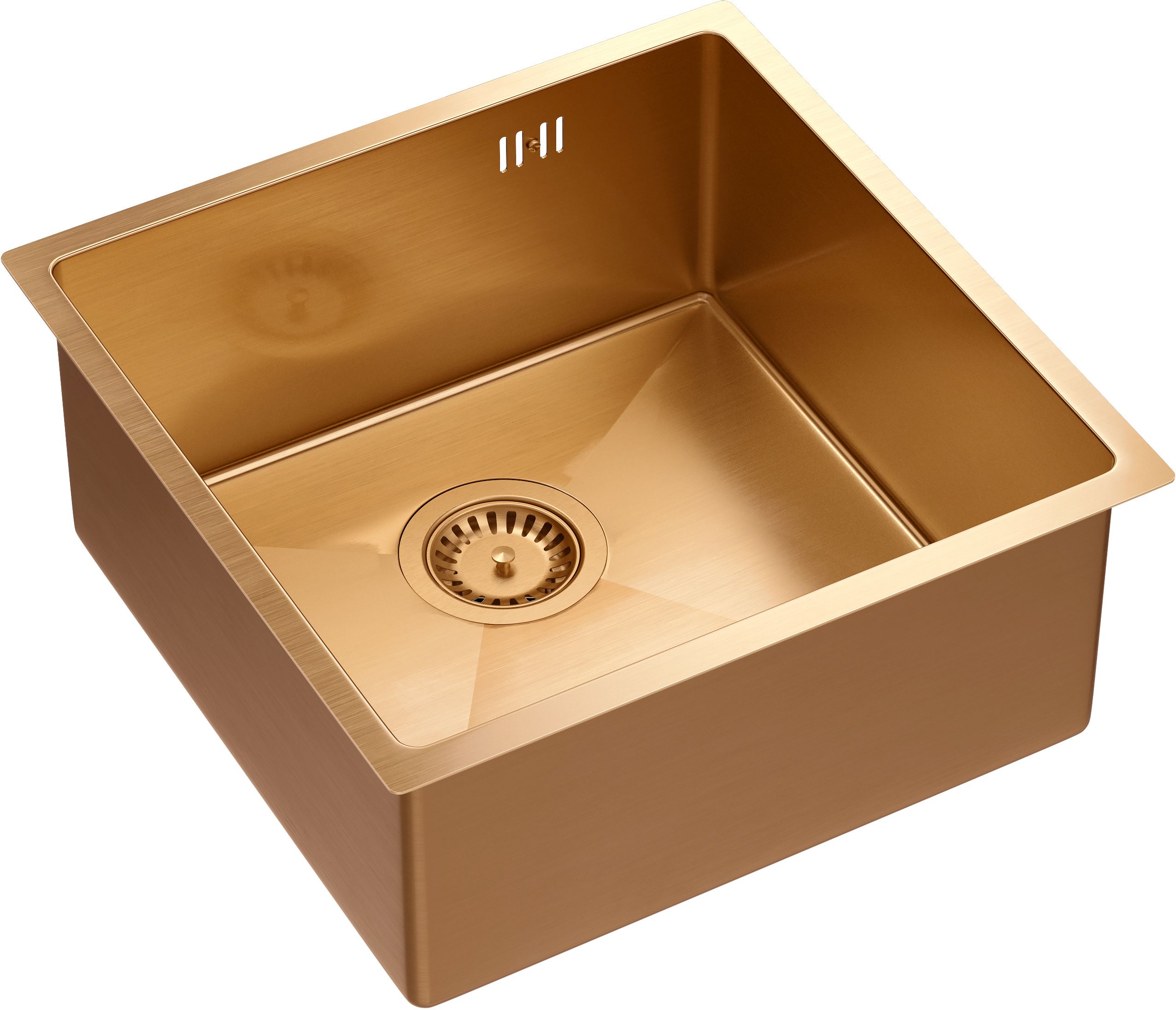 Quadron Anthony lavello in acciaio 44x44 cm rame MF4444PVDBSC1