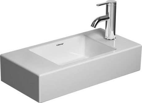 Duravit Vero Air lavabo 50x25 cm rettangolare da mobile bianco 07245000081