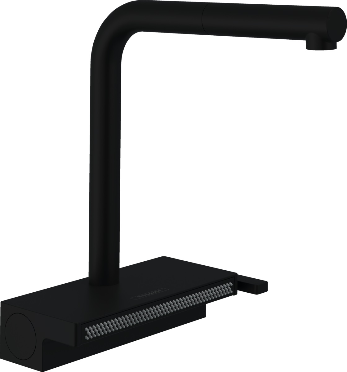Hansgrohe Aquno Select M81 rubinetto da cucina verticale nero 73836670