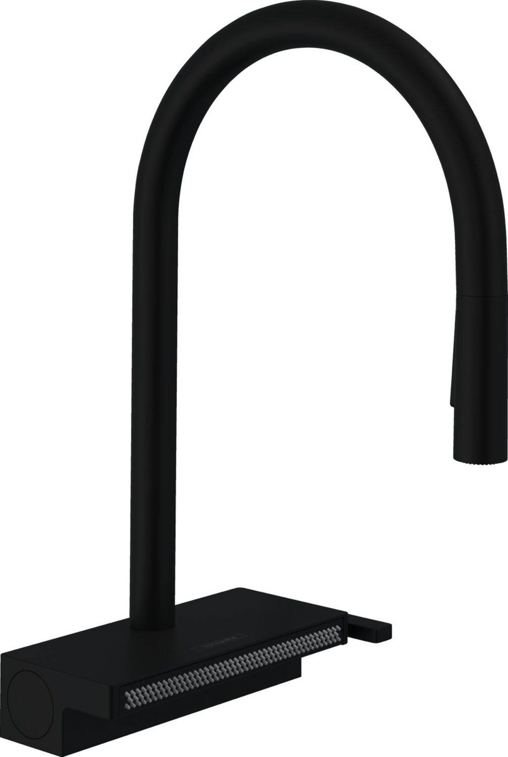 Hansgrohe Aquno Select M81 rubinetto da cucina verticale nero 73837670