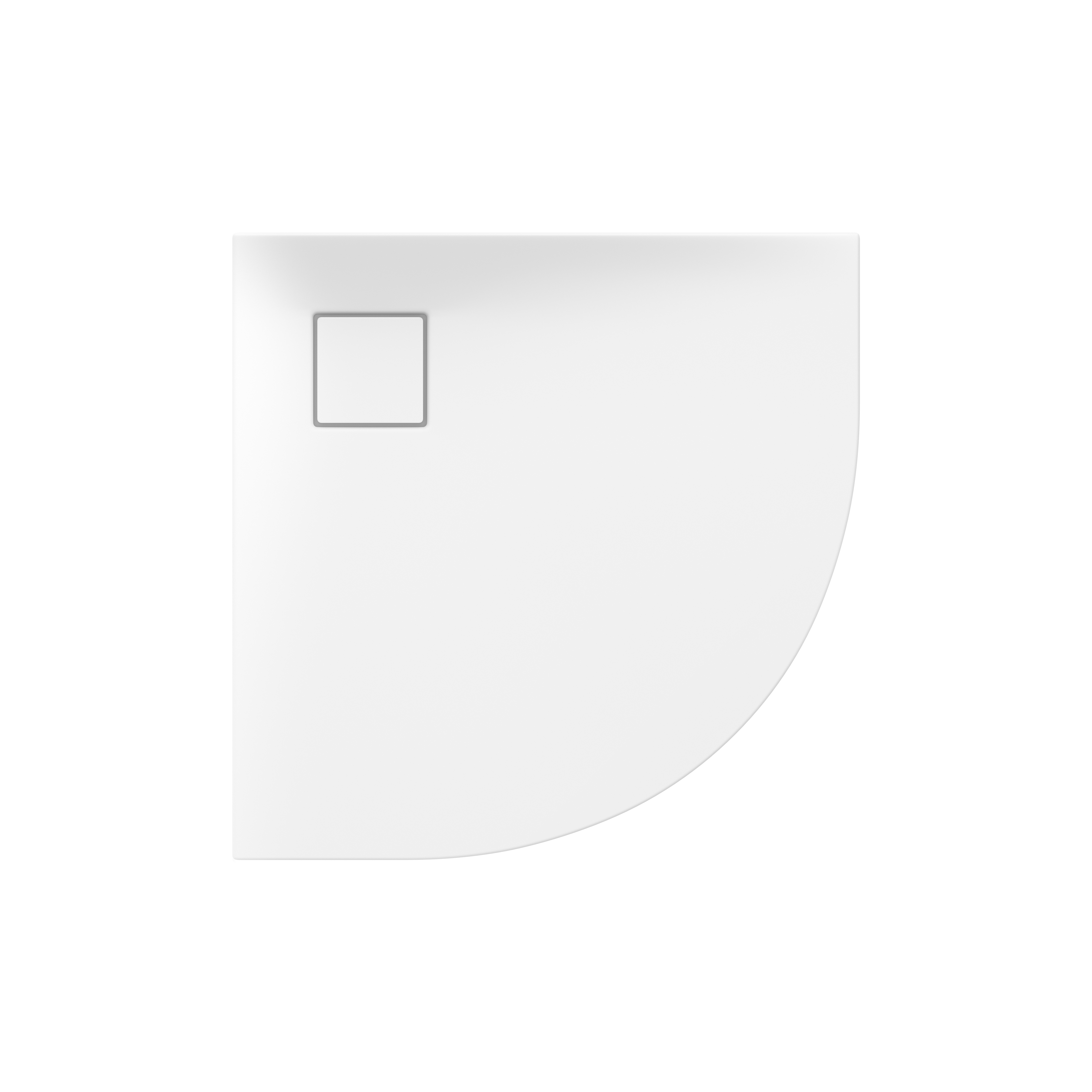 Cersanit Tako piatto doccia semicircolare 80x80 cm bianco S932-155