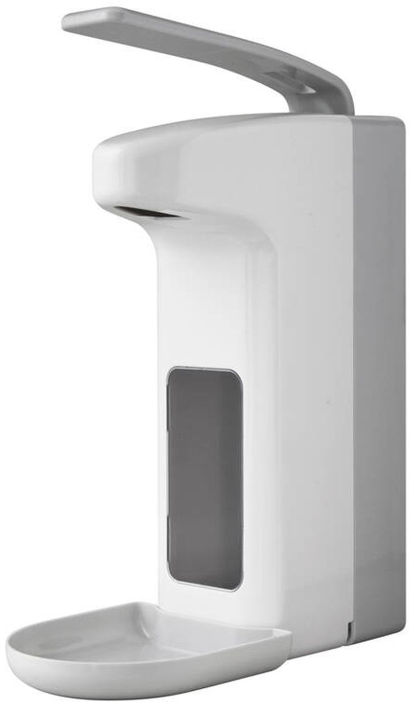 Faneco Med dispenser di disinfettante 1000 ml bianco-grigio MED1000