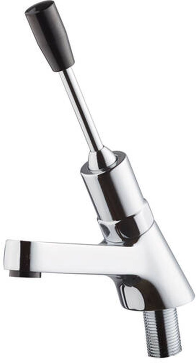 Faneco rubinetto per lavabo verticale a pressione cromo FAN9001L