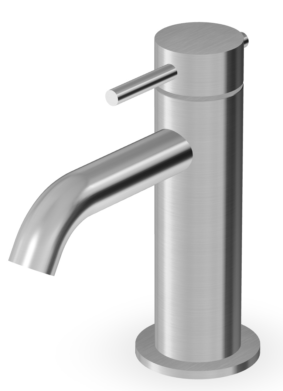 Zucchetti Helm rubinetto per lavabo verticale acciaio ZHE687.X