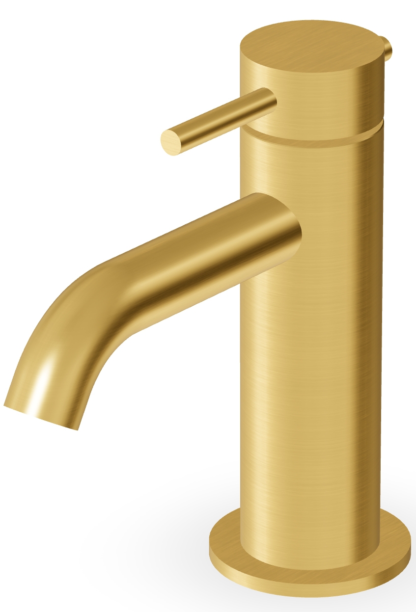 Zucchetti Helm rubinetto per lavabo verticale oro ZHE687.XP41