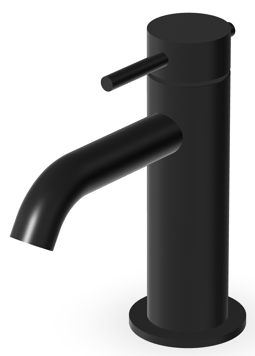 Zucchetti Helm rubinetto per lavabo verticale nero ZHE687.XP81