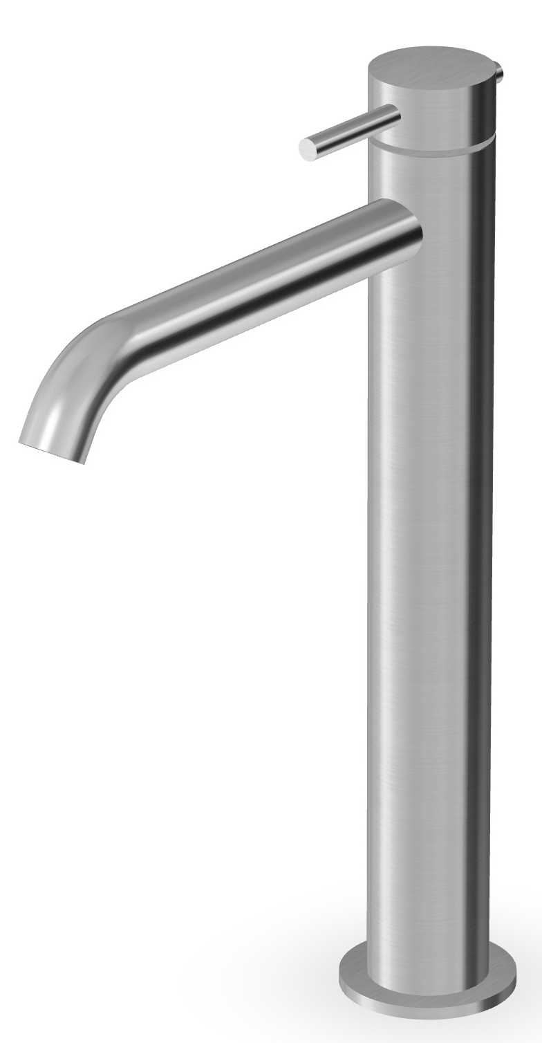 Zucchetti Helm rubinetto per lavabo verticale acciaio ZHE689.X