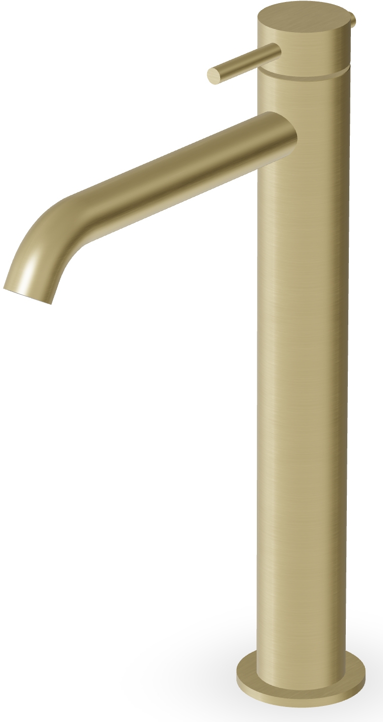 Zucchetti Helm rubinetto per lavabo verticale oro ZHE689.XP31