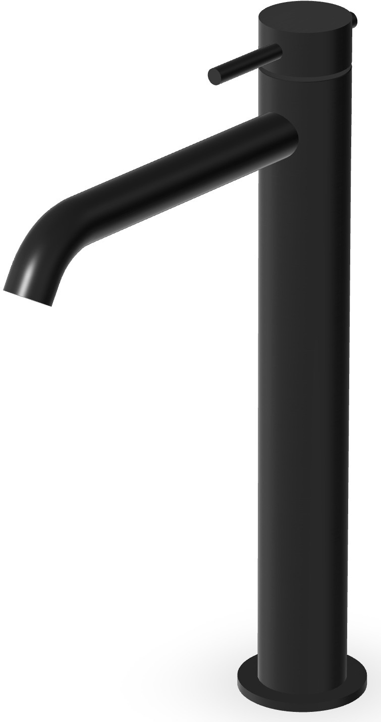 Zucchetti Helm rubinetto per lavabo verticale nero ZHE689.XP81