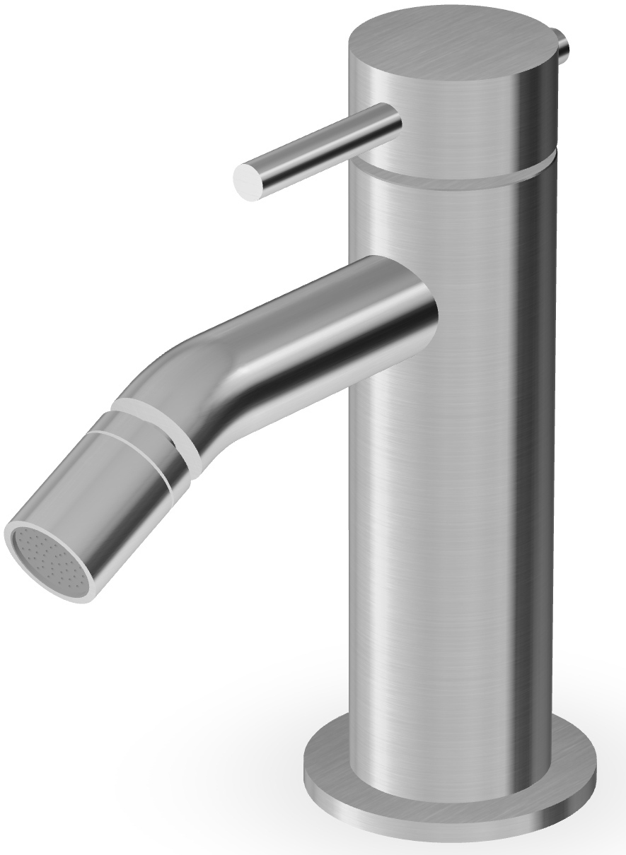 Zucchetti Helm rubinetto per bidet verticale acciaio ZHE378.X