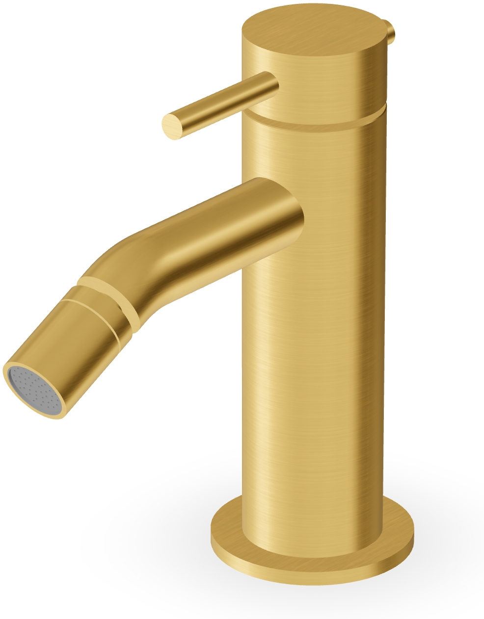 Zucchetti Helm rubinetto per bidet verticale oro ZHE378.XP41