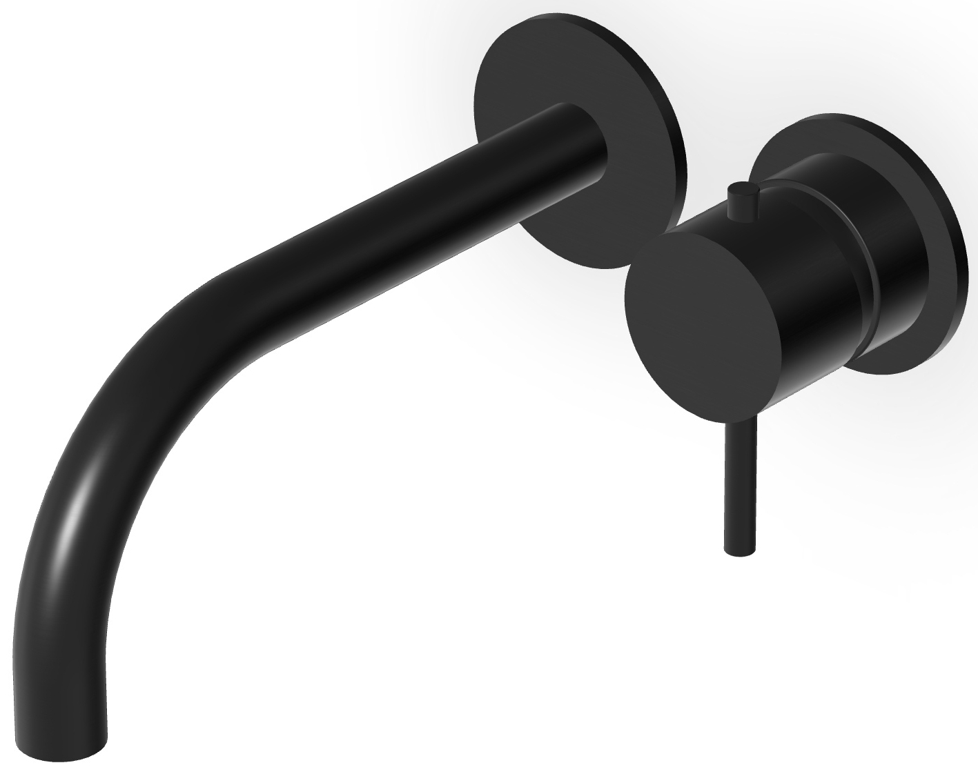 Zucchetti Helm rubinetto per lavabo da incasso nero ZHE721.XP81